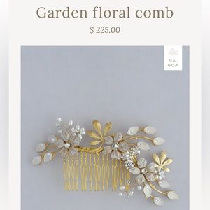 BHLDN Twigs & Honey Summer Garden Comb